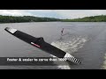 best axis wake surf hydrofoil for the lake