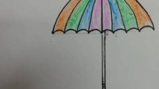 Draw an umbrella តោះគូរូបឆ័ត្រទាំងអស់គ្នា