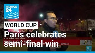 Paris celebrates win after high-stakes World Cup clash with Morocco • FRANCE 24 English