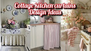 Charming Vintage Kitchen Curtain Ideas: Cozy Cottage Farmhouse Style with Shabby Chic Elegance