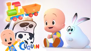 The Pandabag and the colorful train | It's Cuquin Funtime!