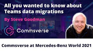All you wanted to know about Teams data migrations by Steve Goodman