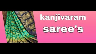 pure kanjivaram saree's #youtubeshorts #shortsvideo #kanjivaram #shorts #viral