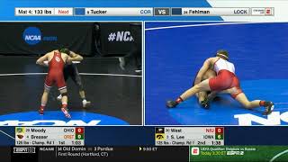 2019 NCAA Wrestling - (125 lbs) Championship Round 1: Spencer Lee (Iowa) vs. Bryce West (NIU)
