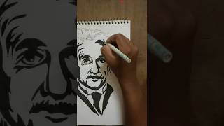 Albert Einstein drawing #drawing #drawingtimelapse