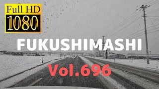 福島市内ドライブ696（イオン福島～フルーツライン～ツルハドラッグ福島方木田店）