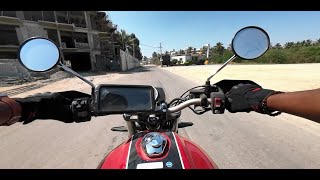 Honda CB350 RS | DJI Action2 | Ride to office | Pure riding sound | #riding | #cb350rs | #vlog