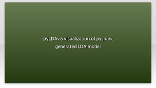 pyLDAvis visualization of pyspark generated LDA model
