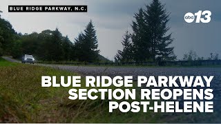Locals celebrate as beloved stretch of Blue Ridge Parkway reopens after year-long closure