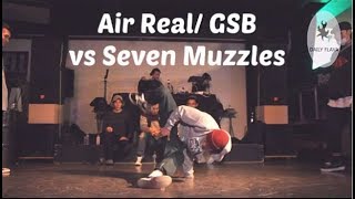 Seven Stars/ Muzzles vs Air Real/ Gun Smoke Breakers. Battle of the night. B1 Saikyo Tag Attack 2019