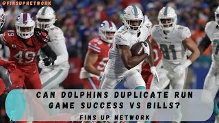 Analyzing Miami Dolphins Run Game vs. Buffalo Bills | Wild Card Playoff Matchup This Sunday!