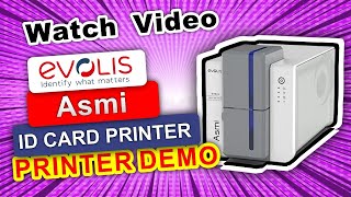 Double Side PVC Evolis Asmi ID Card Printer#id card printer Dealer in Hyderabad#id card printer