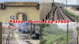 17609 PATNA-PURNA EXPRESS TRAIN JOURNEY | Patna To Nagpur