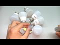 How to make a 100 watt led flood lamp? re-using damaged led bulbs.