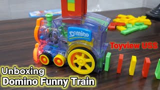 ★UNBOXING★ Domino Funny Engine | Automatic  Domino Builder | Toyview USS