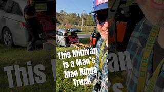 I think I destroyed my Wife’s Minivan 😯🙏🫨 #practical #minivan #tractor #wow #diy