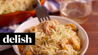 Garlic Butter Shrimp Pasta | Delish