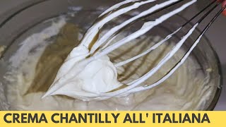 CREMA DIPLOMATICA o CHANTILLY ALL' ITALIANA