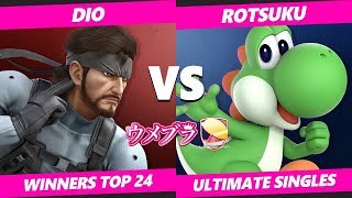 Umebura SP5 SSBU - DIO (Snake) Vs. Rotsuku (Yoshi) Smash Ultimate Tournament Top 24