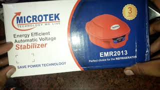 Microtek Stablizer EMR 2013  Unboxing, Review | Microtek EMR2013 Voltage Stabilizer for Refrigerator