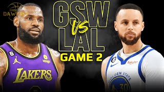 Golden State Warriors vs Los Angeles Lakers Game 2 Full Highlights | 2023 WCSF | FreeDawkins