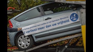 Auto’s bij bedrijf van No Surrender-lid in Steenwijk in beslag genomen door politie