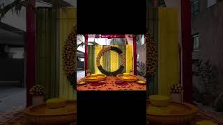 మంగళ స్నానం/ Haldi function #jpevents #haldi #decoration #haldiceremony #reels #shorts #viral #decor