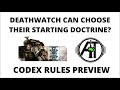 deathwatch codex preview mission tactics xenopurge discipline and more new rules...