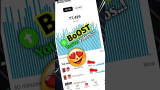 How To Boost Youtube Video 🚀 | How to boost youtube shorts | #shorts #Boost #tranding