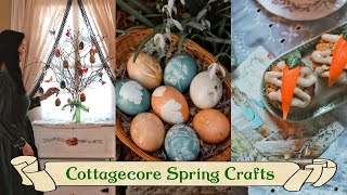 Whimsical Cottagecore Spring Craft Ideas 🐣 Vintage Easter DIY Decor \u0026 Peter Rabbit Recipe🐇🥕