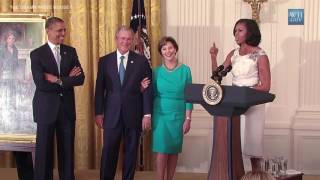 George W. Bush and Michelle Obama have the ultimate friendship