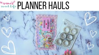 SOME RECENT PLANNER HAULS | Pipsticks Hello Kitty, Hubman \u0026 Chubgirl, \u0026 thecoffeemonsterzco