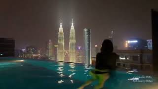 51st floor swimpool in Eaton Residence, Kuala L