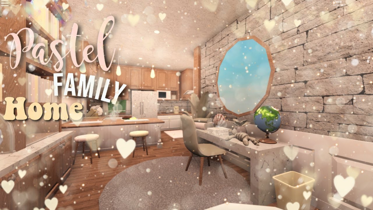Bloxburg Pastel Family Home Youtube Bloxburg Pastel Family Home Youtube