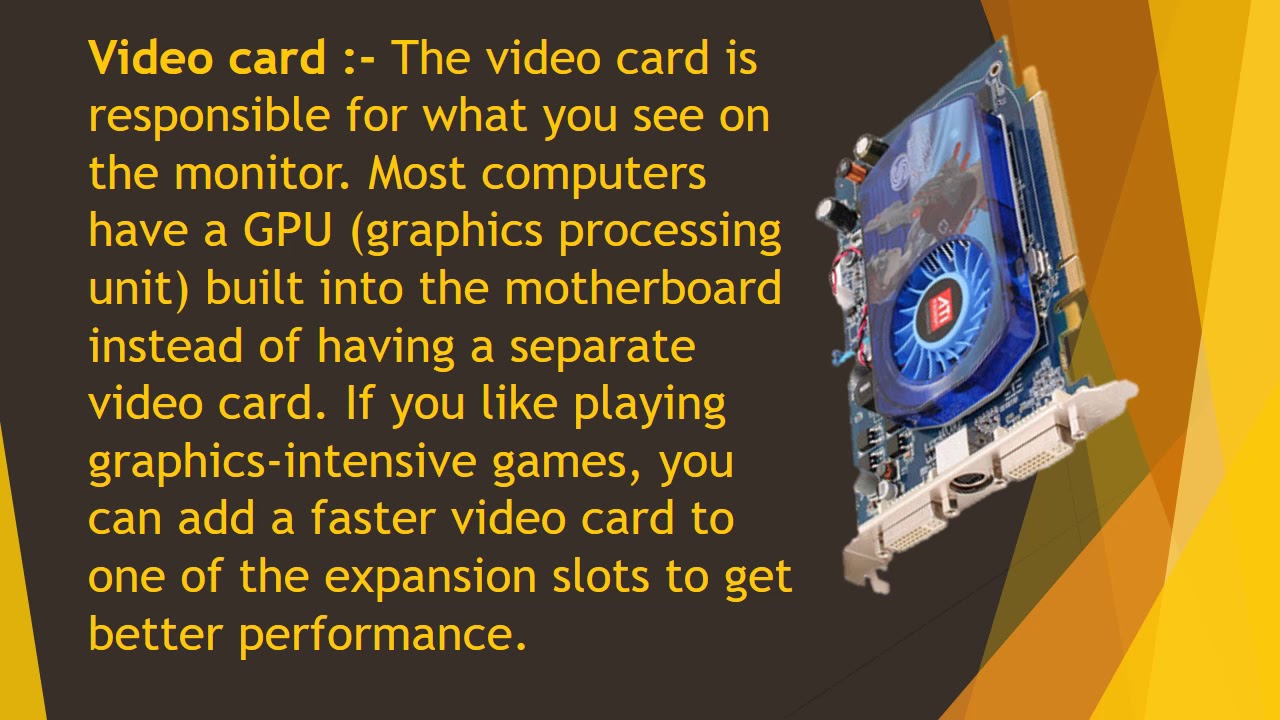Computer Hardware Presentation Youtube