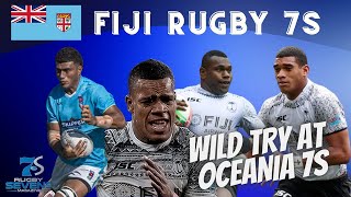 FIJI RUGBY 7s WILD TRY | Oceania Sevens | Rugby 7s Olympics