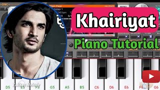 Khairiyat Song Chhichhore | Piano Cover Chords Instrumental | Piano Music Hindi Songs |
