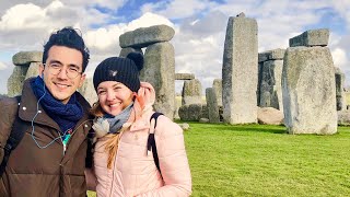 UK Travel: Windsor Castle, Stonehenge & Bath IN A DAY?! | UK & Disneyland Paris Trip | Feb 2019
