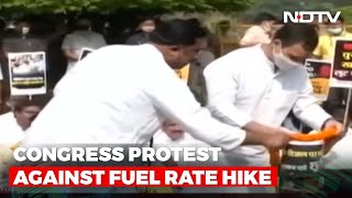 Rahul Gandhi Roasts BJP Over Fuel Prices, Congress 'Worships' Cylinders