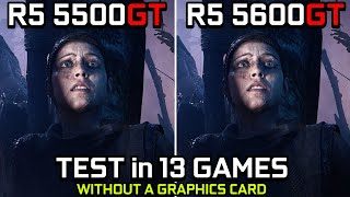 Ryzen 5 5500GT vs Ryzen 5 5600GT - Test in 13 Games