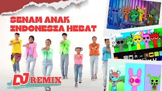 Senam Sehat Indonesia Hebat DJ Remix Bersama Sprunki Incredibox