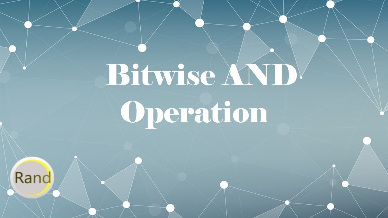 Bitwise AND Operation - YouTube