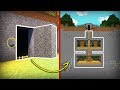 Minecraft: How to Build a Secret Base Tutorial  - Easy Hidden House