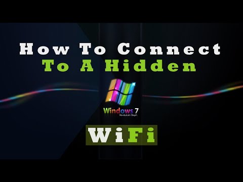 How to connect to hidden wifi in windows 7 How to connect to hidden wifi in windows 7