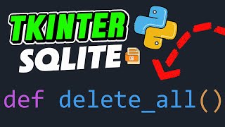 Add a "Delete All" Button with Confirmation | Python Tkinter + SQLite App - Tutorial 9