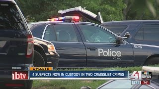 4 suspects in custody in two Craigslist crimes