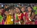 pm modi takes part in navratri festival in gandhinagar gujarat