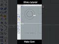 Make gem/ Rhino 3D#tutorial