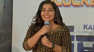 Heroine Rajisha Vijayan Cute Speech @ Sardar Success Meet | Filmy Time Live