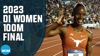 Women's 100m final - 2023 NCAA outdoor track and field championships